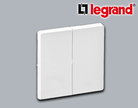 Legrand Valena Life Abdeckung Serienschalter/Doppelwechseltaster Ultraweiß