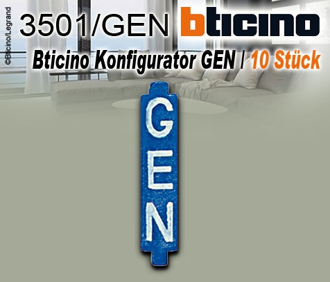 Bticino Konfigurator GEN für Sonderfunktionen / 10 Stück