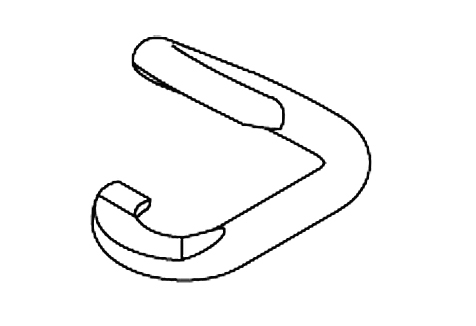 Ersatzglied für Knotenkette Stahl, verzinkt