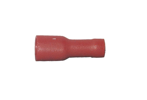 Flachsteckhülsen PVC vollisoliert, 2,8 x 0,5 mm