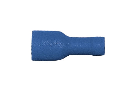 Flachsteckhülsen PVC vollisoliert, 6,3 x 0,8 mm