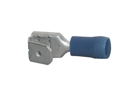 Flachsteckhülsen mit Abzweig, PVC isoliert, 6,3 x 0,8 mm