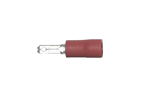 Flachstecker PVC isoliert, 2,8 x 0,8 mm
