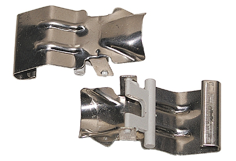 Edelstahlclip-Set für Wannenleuchte 18W (6 Stk. Pkg.)