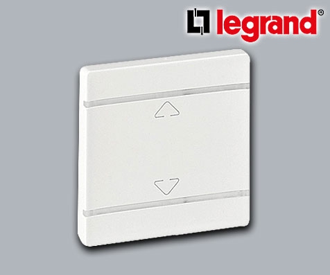Legrand Valena Life Wippe 2-Modulig Symbol Auf/Ab / Ultraweiß glänzend