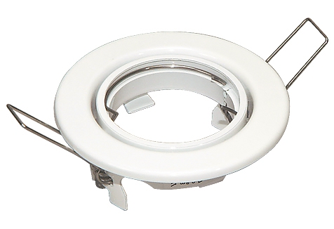 Metall-Einbaustrahler schwenkbar 50W weiß
