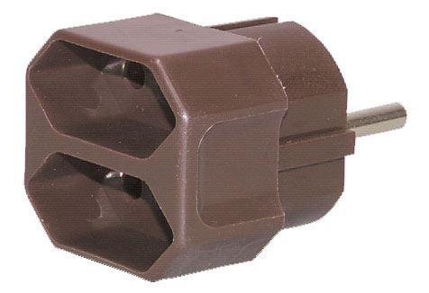 Eurostecker 2-fach