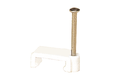 Nagelschelle für Flachkabel Ø 2 x 0,75 mm