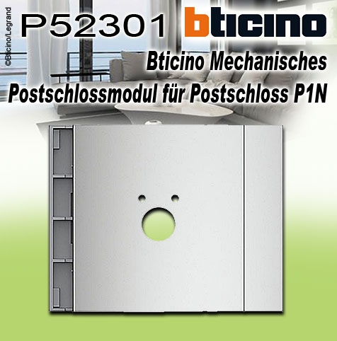 Bticino Mechanisches Postschlossmodul Allmetal für Postschloss P1N