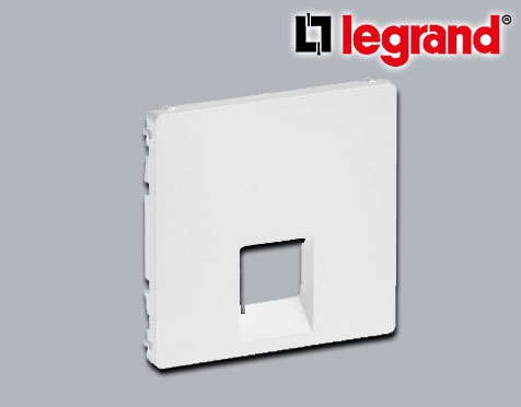 Legrand Valena Life UP Abdeckung RJ45-Datendose 1-fach Kat. 6/6A Ultraweiß glänzend