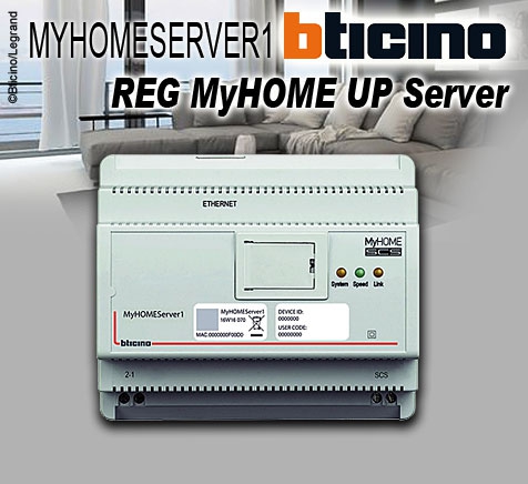 Bticino REG MyHOME UP Server inklusive kostenloser APP 6TE