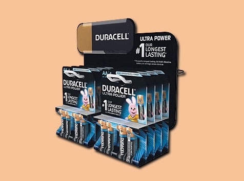Duracell Duraclip unbestückt für beispielsweise 4xAA / 5xAAA Batterien