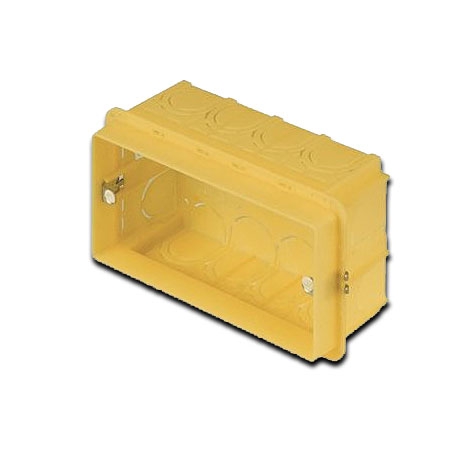 Unterputzdose für 4 Module Wandmontage Gehäuse schraubbar