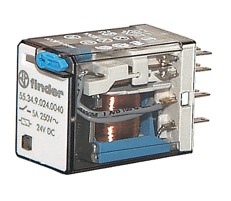 Miniatur-Industrie-Relais 4 Wechsler 12 V-DC