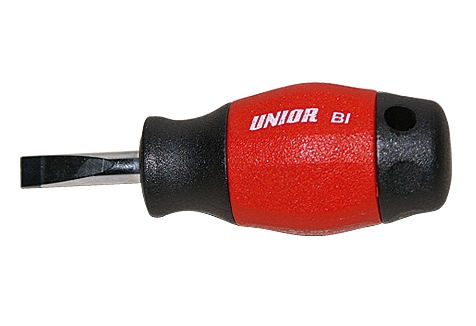 Elektriker-Schraubendreher BI R 5,5x25 Schlitz mit extra kurzer Klinge
