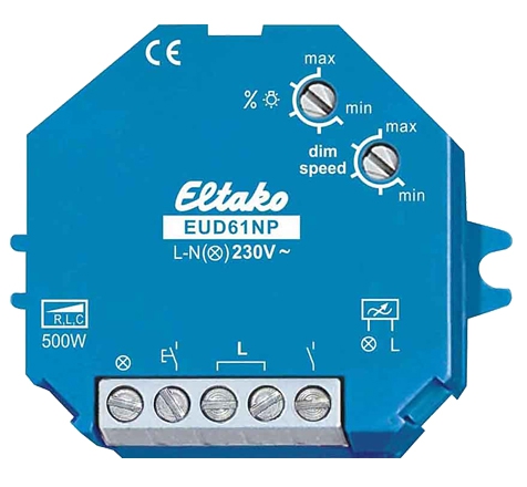Eltako Universal-Dimmschalter EUD61NP-230V / Power MOSFET bis 400W