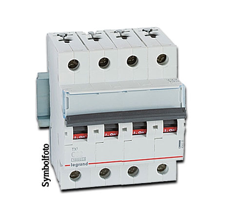 Legrand Leitungsschutzschalter TX3 LS C32 A, 3-polig+N, 10 kA, 4-modulig 400 V AC / Kennlinie C