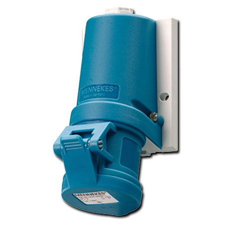 CEE-Wandsteckdose TwinCONTACT 16A / 3polig / 230V / 6h / IP44