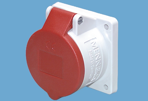 CEEform-Anbausteckdose TA IP44 / 5 x 32A / 400V