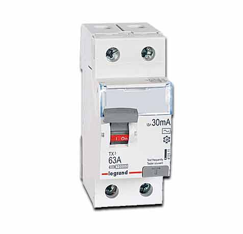 Legrand FI-Schutzschalter TX3 63 A 2-polig 30 mA Typ AC
