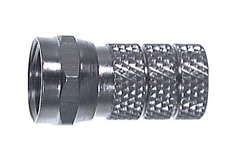 F-Stecker mit Schraubanschluß Ø4,7 mm