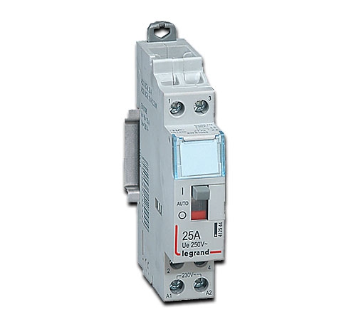 Legrand CX3 Installationsschütz 2 Schließer 25 A 2-polig / 230 V AC - mit Handschalter
