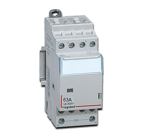 Legrand CX3 Installationsschütz 4 Schließer 63 A 4-polig / 230 V AC - ohne Handschalter