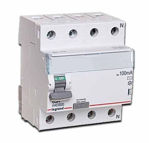 Legrand FI-Schutzschalter TX3 63 A 4-polig 100 mA Typ AC