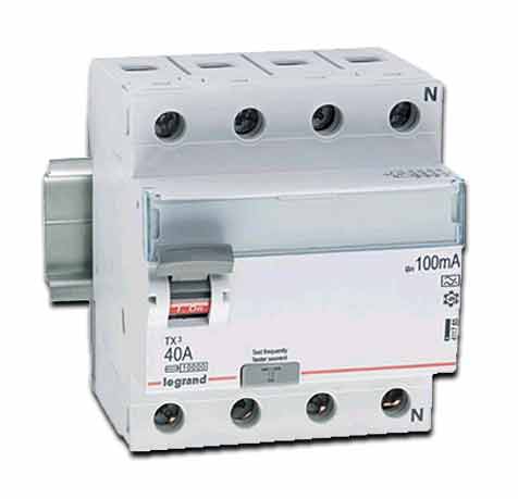 Legrand FI-Schutzschalter TX3 40 A 4-polig 100 mA Typ AC