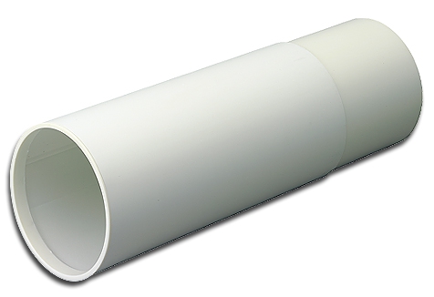 Teleskop-Rohrsatz von 250 bis auf 450 mm ausziehbar / System 100 / Innen Ø 100 mm