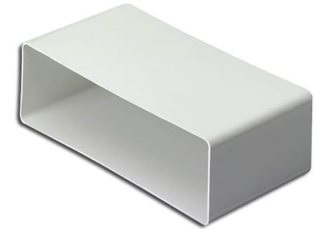 Verbindungsstück für Rechteckschläuche  / System 100 / Außen 110 x 54 mm - L 100 mm / D
