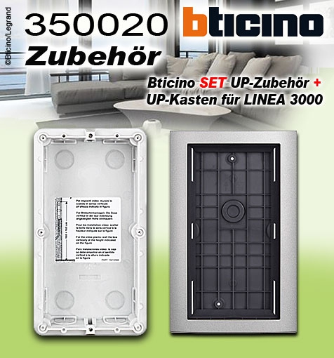 Bticino SET UP-Zubehör+UP-Kasten für LINEA 3000