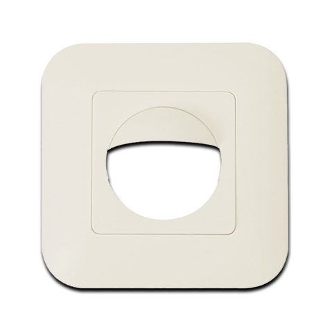Abdeckung cremeweiß IP20 (Rahmen mit Zentralstück 50 x 50 mm) für den LUXOMAT Bewegungsmelder Indoor 180-R-UP / BEG92665