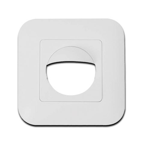 Abdeckung polarweiß IP20 (Rahmen mit Zentralstück 50 x 50 mm) für den LUXOMAT Bewegungsmelder Indoor 180-R-UP / BEG92665