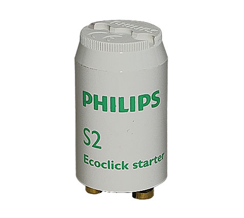Philips Ecoclick Starter für Leuchtstoffröhren 4 - 22 W