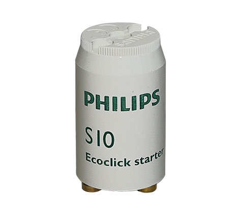 Philips Ecoclick Starter für Leuchtstoffröhren 4 - 65 W für Leuchtstoffröhren 