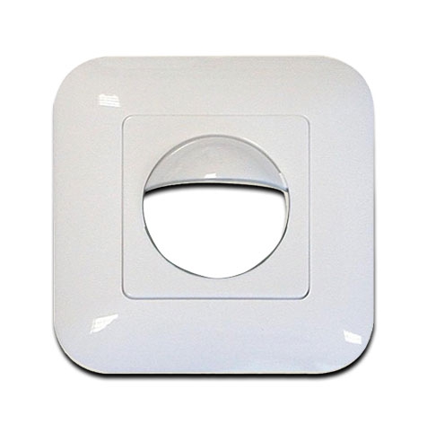 Abdeckung verkehrsweiß IP20 (Rahmen mit Zentralstück 50 x 50 mm) für den LUXOMAT Bewegungsmelder Indoor 180-R-UP / BEG92665