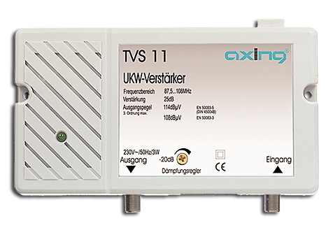 UKW-Verstärker, 25dB terrestrisch TVS11-00