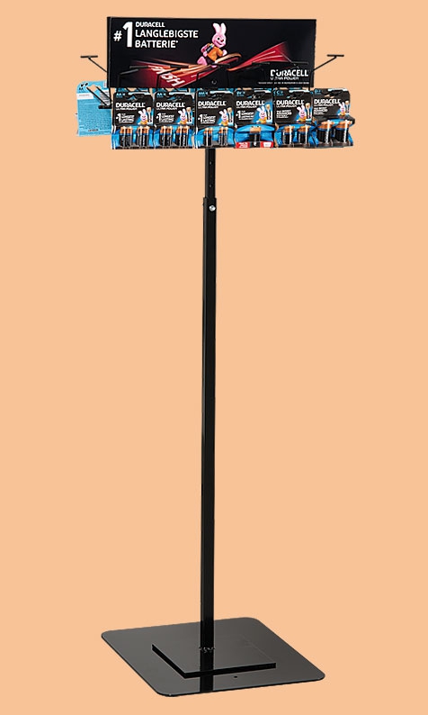 Duracell Antenna Display unbestückt für beispielsweise 11xAA / 14xAAA / 6xC / 4xD / 9x9V Batterien