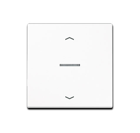 Jung AP Jalousie Abdeckung Serie LS Standard / Duroplast glänzend / 70 x 70 mm / Alpinweiß