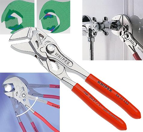 Knipex Zangenschlüssel / L 250 mm