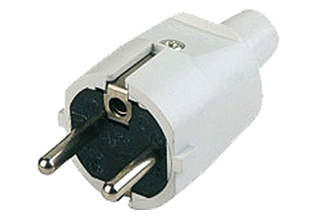 Gummistecker PVC - kleine Ausführung / hellgrau