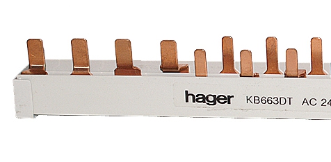 Kompaktverschienung 4 polig 10 mm2 (1Fi, 9LS 1+N)