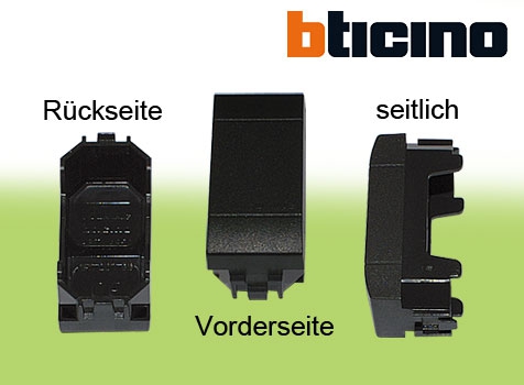 Bticino Blindabdeckung 1 Mod