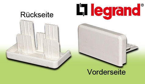 Legrand Endverschluß f. Minikanalsystem 16x40 weiß