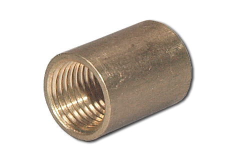 Verbindungsmuffe für Gewinderöhrchen Messing M10x1