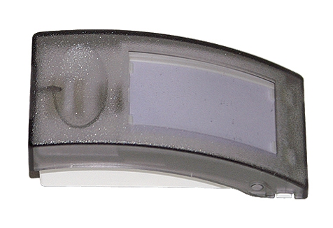 Aufputz Klingeltaster Salsa 230V~ 2A mit Beschriftungsfeld