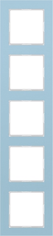 Glasrahmen, 5fach, 84 x 368 mm   / Art. AC 585 GL BLGR