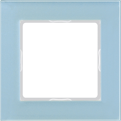 Glasrahmen, 1fach, 84 x 84 mm   / Art. AC 581 GL BLGR