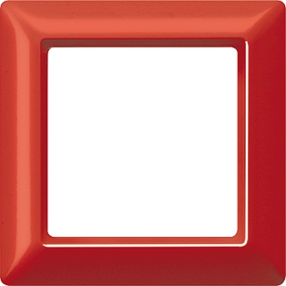 Rahmen, 1fach, 80,5 x 80,5 mm   / Art. AS 581 GL BL